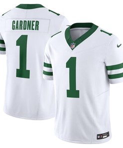 New York Jets #1 Ahmad Sauce Gardner Legacy Vapor Fuse Limited Jersey - White