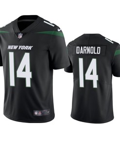 New York Jets #14 Sam Darnold Black Vapor Untouchable Limited Jersey - Mens