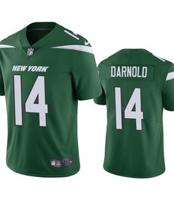 New York Jets #14 Sam Darnold Green Vapor Untouchable Limited Jersey - Mens