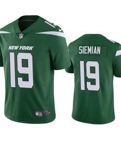 New York Jets #19 Trevor Siemian Green Vapor Untouchable Limited Jersey - Mens