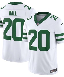 New York Jets #20 Breece Hall Legacy Vapor Fuse Limited Jersey - White