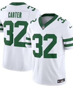 New York Jets #32 Michael Carter Legacy Vapor Fuse Limited Jersey - White