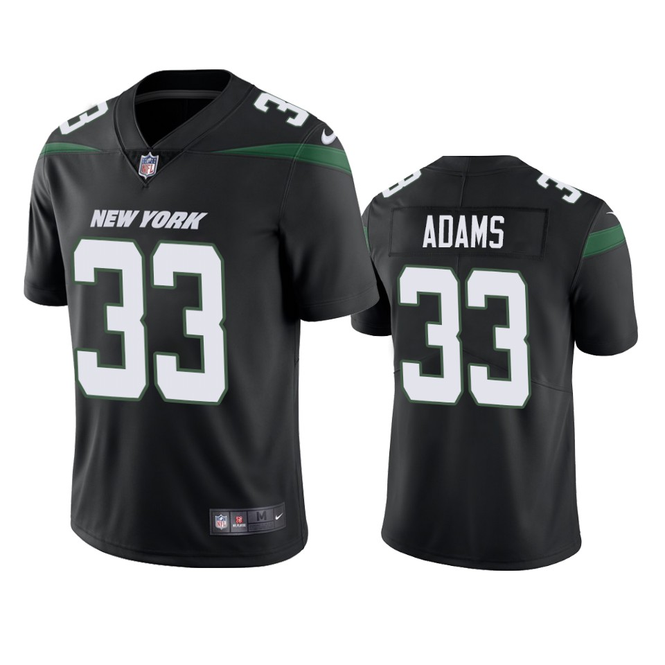 New York Jets #33 Jamal Adams Black Vapor Untouchable Limited Jersey - Mens