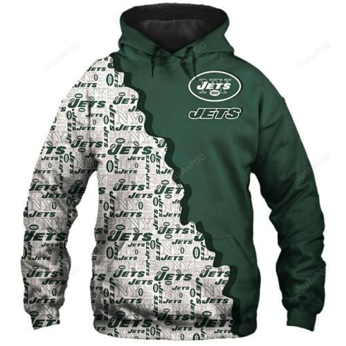 New York Jets 3D Hoodie Zip Hoodie 06