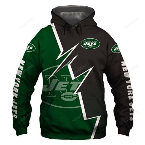 New York Jets 3D Hoodie Zip Hoodie 08