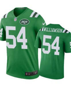 New York Jets #54 Avery Williamson Nike Color Rush Green Jersey