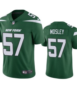 New York Jets #57 C.j. Mosley Green Vapor Untouchable Limited Jersey - Mens