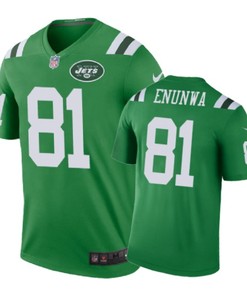 New York Jets #81 Quincy Enunwa Nike Color Rush Green Jersey
