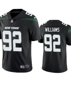 New York Jets #92 Leonard Williams Black Vapor Untouchable Limited Jersey - Mens
