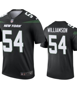 New York Jets Avery Williamson Black 2019 Color Rush Legend Jersey - Mens