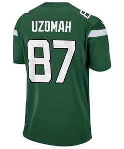 New York Jets C.J. Uzomah 87 Game Player Jersey - Gotham Green Jersey
