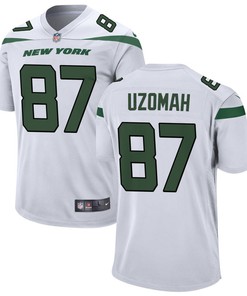New York Jets C.J. Uzomah 87 Game Player Jersey - Spotlight White Jersey