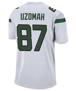 New York Jets C.J. Uzomah 87 Game Player Jersey - Spotlight White Jersey