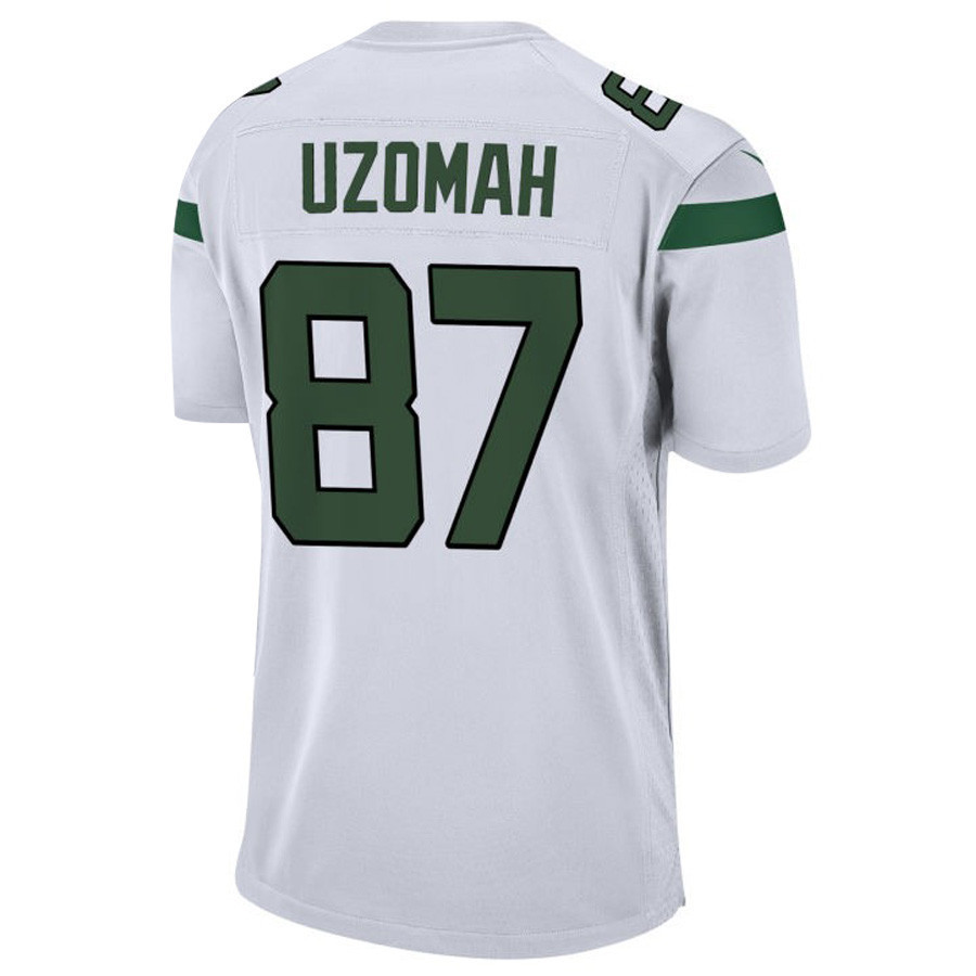 New York Jets C.J. Uzomah 87 Game Player Jersey - Spotlight White Jersey