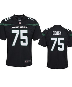 New York Jets Chuma Brandedoga 2019 Nfl Draft Black Game Youth Jersey