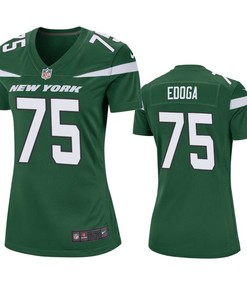 New York Jets Chuma Brandedoga 2019 Nfl Draft Green Game Womens Jersey