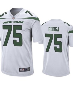 New York Jets Chuma Brandedoga 2019 Nfl Draft White Game Jersey