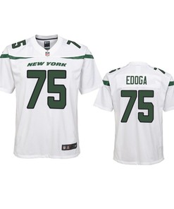 New York Jets Chuma Brandedoga 2019 Nfl Draft White Game Youth Jersey