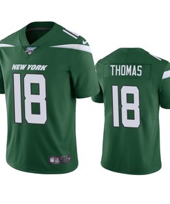 New York Jets Demaryius Thomas Green 100th Season Vapor Limited Jersey