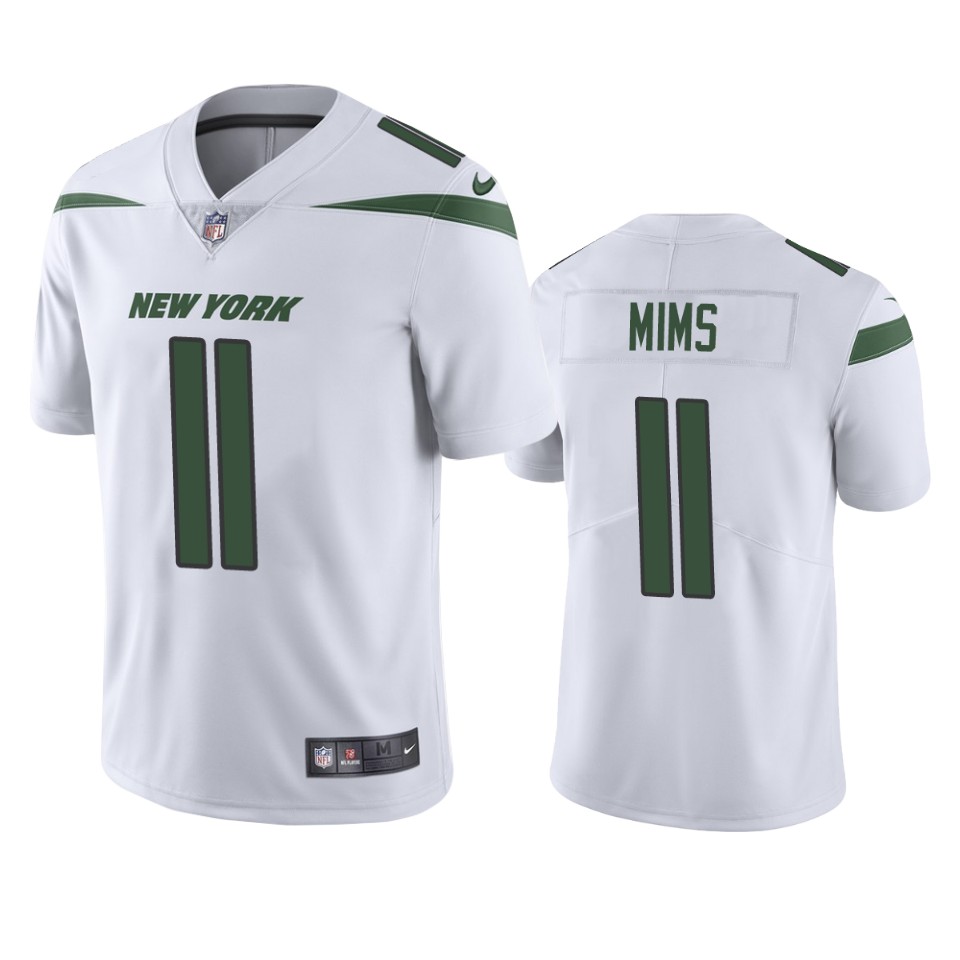 New York Jets Denzel Mims White 2020 Nfl Draft Vapor Limited Jersey