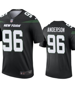New York Jets Henry Anderson Black 2019 Color Rush Legend Jersey - Mens