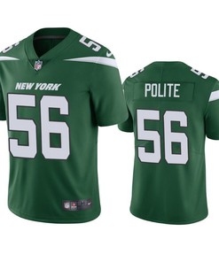 New York Jets Jachai Polite 2019 Nfl Draft Green Vapor Limited Jersey