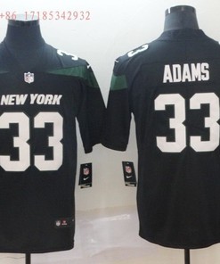 New York Jets Jamal Adams #33 Nfl 2020 Black Jersey Jersey
