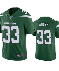 New York Jets Jamal Adams Green 100th Season Vapor Limited Jersey