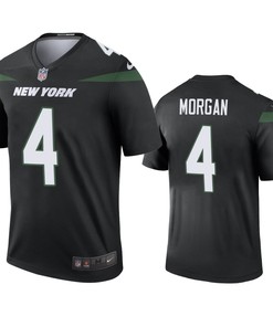 New York Jets James Morgan Black Color Rush Legend Jersey