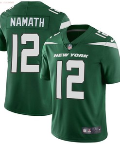 New York Jets Joe Namath #12 Nfl 2020 Green Jersey Jersey