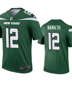New York Jets Joe Namath Green 2019 Legend Jersey - Mens