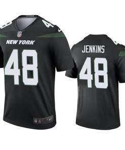 New York Jets Jordan Jenkins Black 2019 Color Rush Legend Jersey - Mens