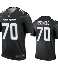 New York Jets Kelechi Osemele Black Color Rush Legend Jersey - Mens