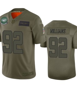New York Jets Leonard Williams Camo 2019 Salute To Service Limited Jersey