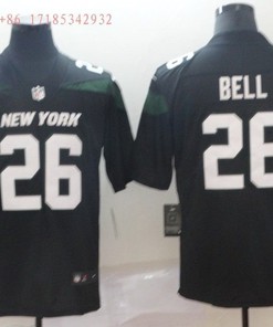 New York Jets Leveon Bell #26 Nfl 2020 Black Jersey Jersey