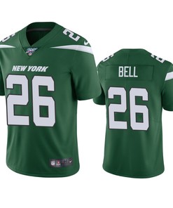 New York Jets Leveon Bell Green 100th Season Vapor Limited Jersey
