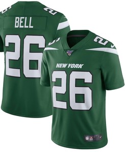 New York Jets Leveon Bell Green Nfl 100 Vapor Jersey