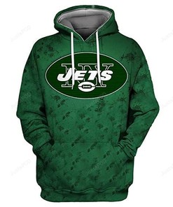New York Jets Logo 3D Hoodie Zip Hoodie