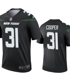New York Jets Marcus Cooper Black Color Rush Legend Jersey
