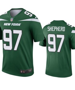 New York Jets Nathan Shepherd Green 2019 Legend Jersey - Mens