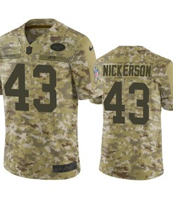 New York Jets Parry Nickerson Jersey Nfl Camo Salute To Service