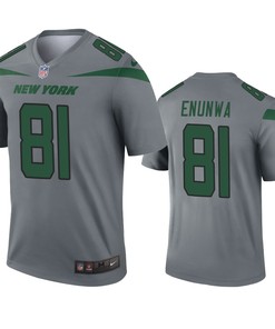 New York Jets Quincy Enunwa Gray Inverted Legend Jersey