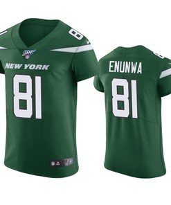 New York Jets Quincy Enunwa Green 100th Season Vapor Elite Jersey