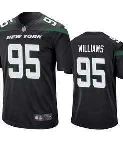 New York Jets Quinnen Williams 2019 Nfl Draft Black Game Jersey