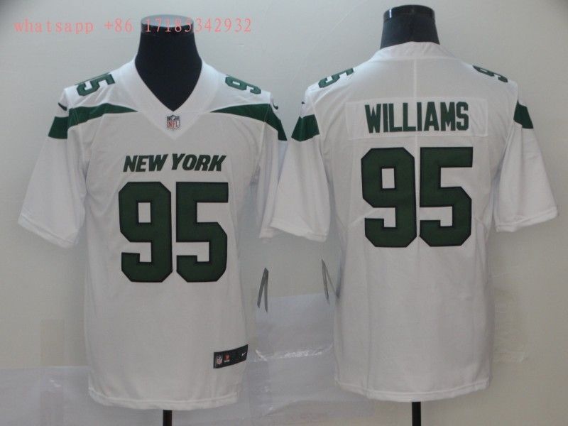 New York Jets Quinnen Williams #95 Nfl 2020 White Jersey Jersey