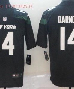 New York Jets Sam Darnold #14 Nfl 2020 Black Jersey Jersey