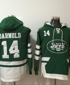 New York Jets Sam Darnold #14 Nfl 2020 Green Hoodie Jersey
