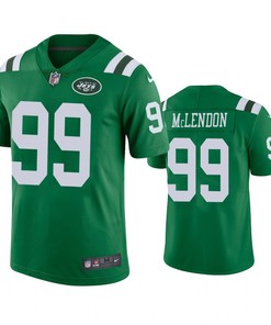 New York Jets Steve Mclendon Green Nike Color Rush Limited Jersey