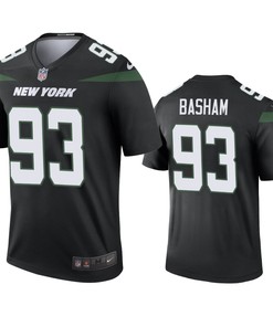 New York Jets Tarell Basham Black 2019 Color Rush Legend Jersey - Mens