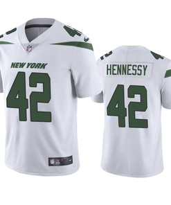 New York Jets Thomas Hennessy White 2019 Vapor Untouchable Limited Jersey - Mens